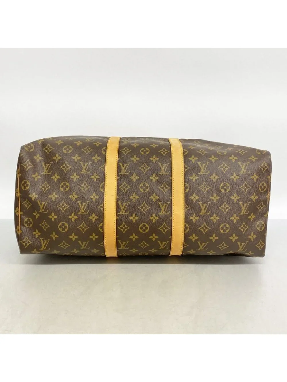 Louis Vuitton Boston Bag Monogram Keepall 50 Brown
